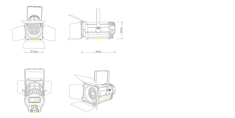 Bmiteq FocusBeam 300-RGBW - Bmiteq