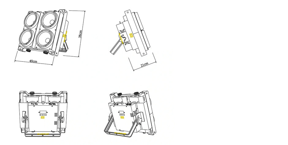 Bmiteq BlinderX 600-IP65 - Bmiteq