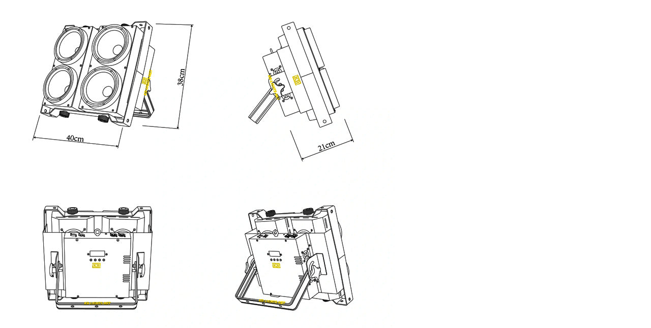 Bmiteq BlinderX 600-IP65 - Bmiteq